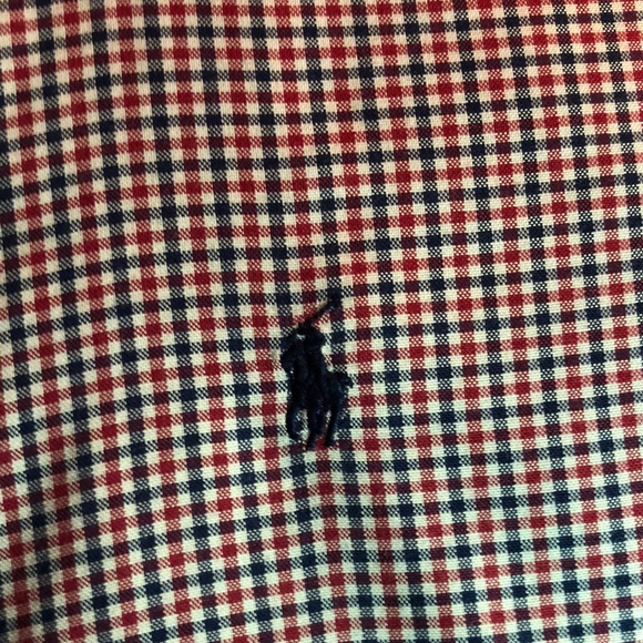 Ralph Lauren Boys XL 18-20 red/blue plaid - Picture 3 of 3